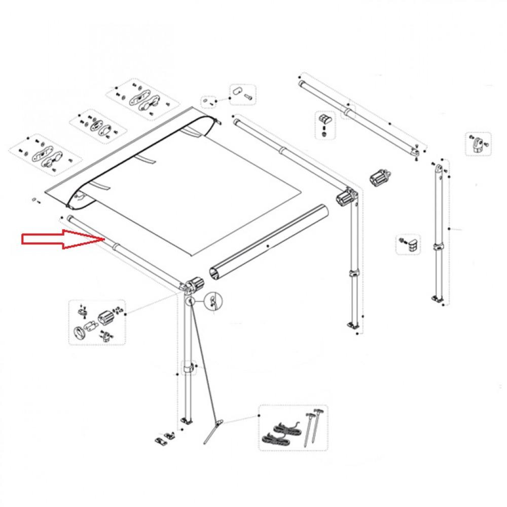 Fiamma Staander en Rafter CaravanStore XL 360-550R