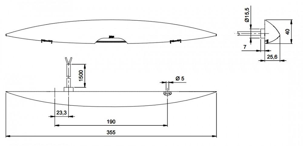 Jokon Voortentlamp 2 LEDs Wit