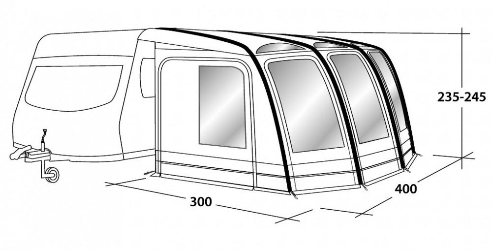 Outwell Caravanvoortent Mirage 400SA