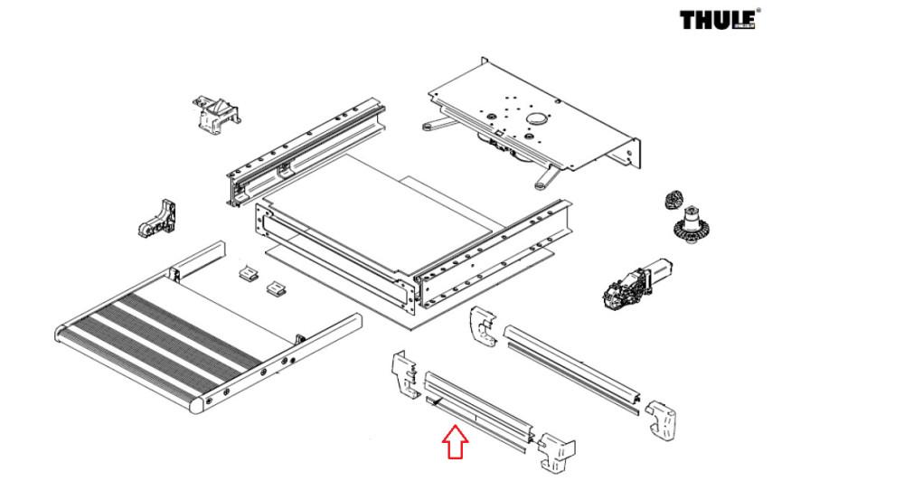 Thule Slide-Out Ducato V16 Front Protection 550 20