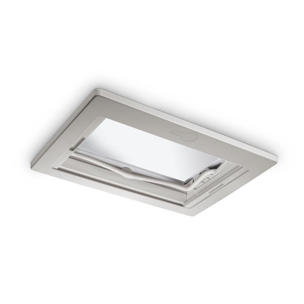 Dometic Midi Heki Style 70x50 Beugel/Ventilatie Crèmewit