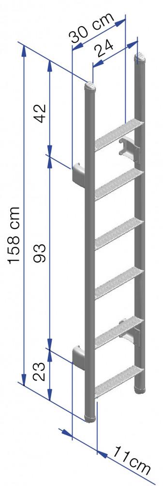 Thule Ladder Deluxe 6 Treden