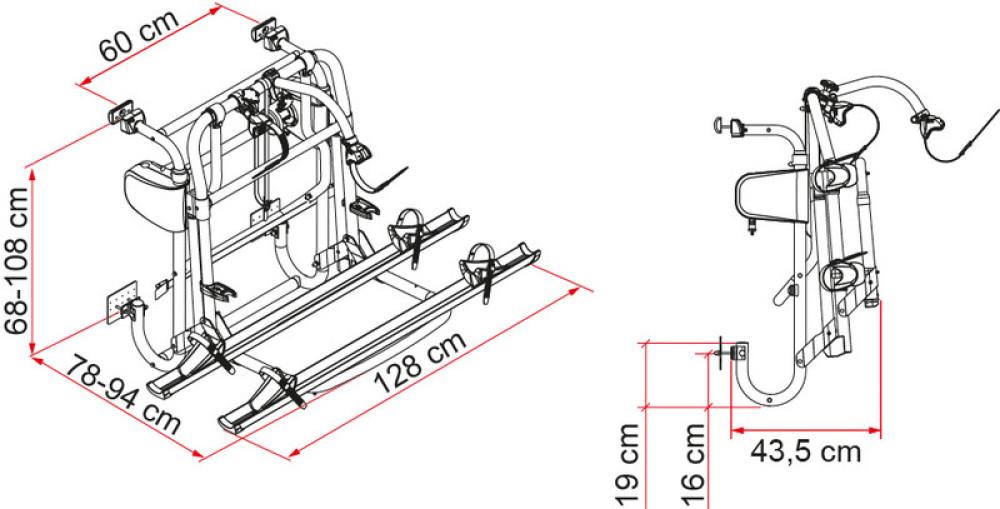 Fiamma Carry-Bike Lift 77 Model 2024