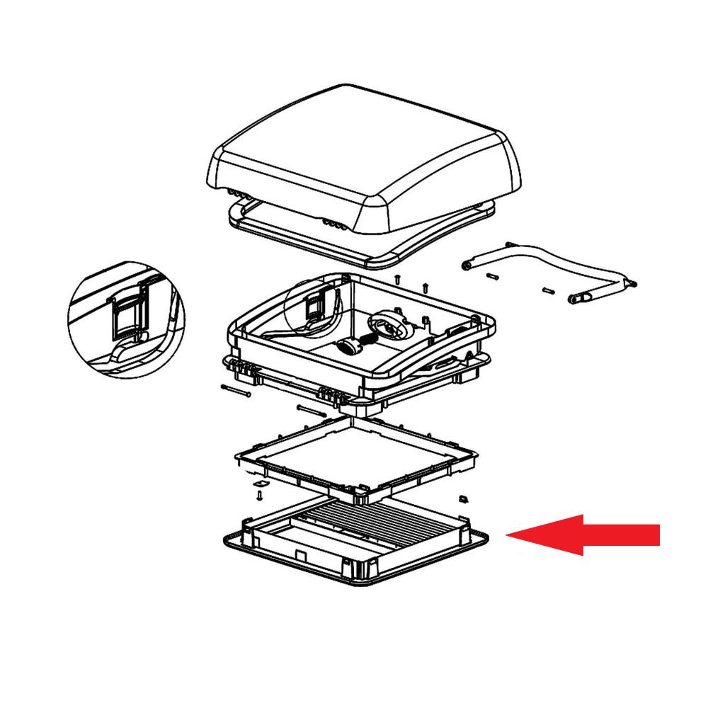 Dometic Micro Heki Binnenkader 23-42mm Compleet