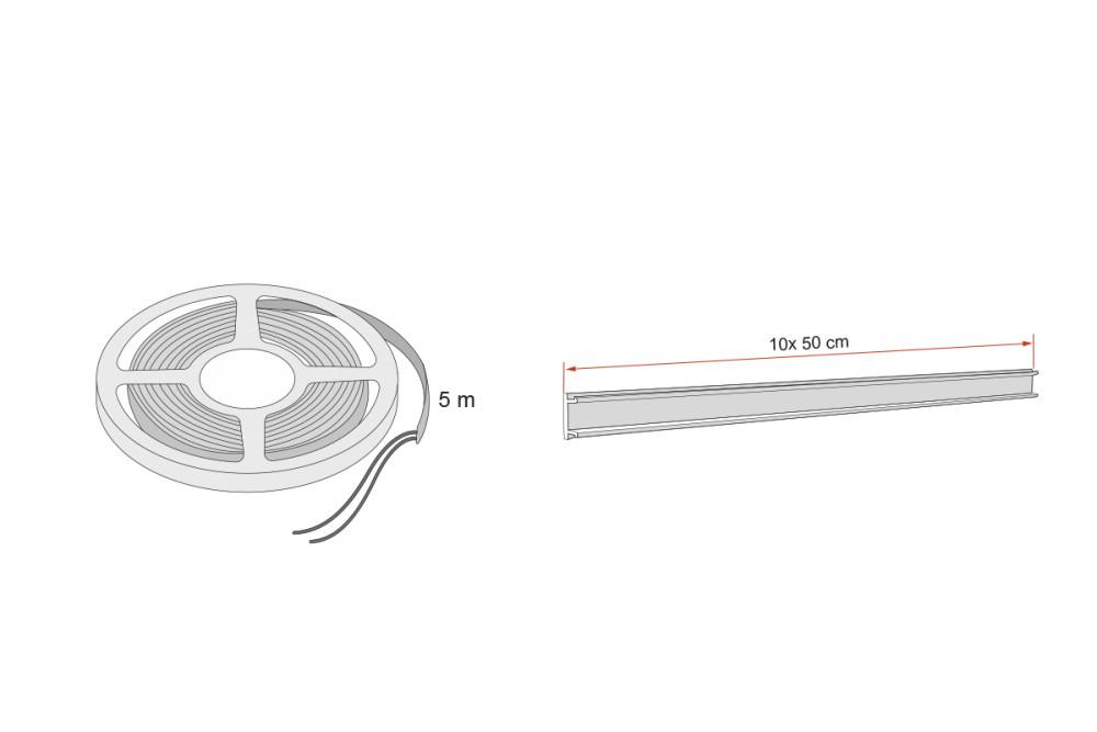 Fiamma Kit LED Strip Awning F80