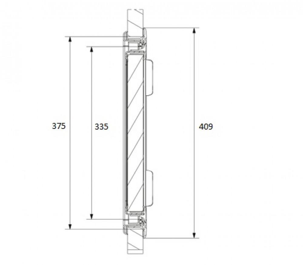 Dometic Serviceluik SK4 37.5x30.5cm Wit