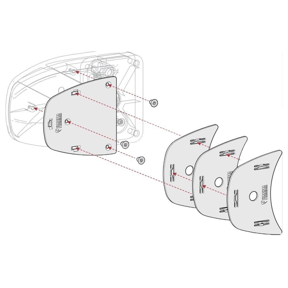 Fiamma Kit Spacer Safe Door >2017 Grijs