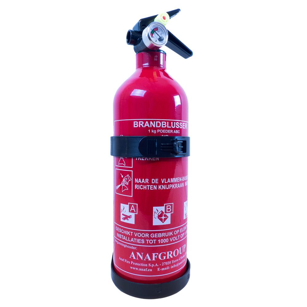 Brandblusser met Manometer met Belgie keur 1kg