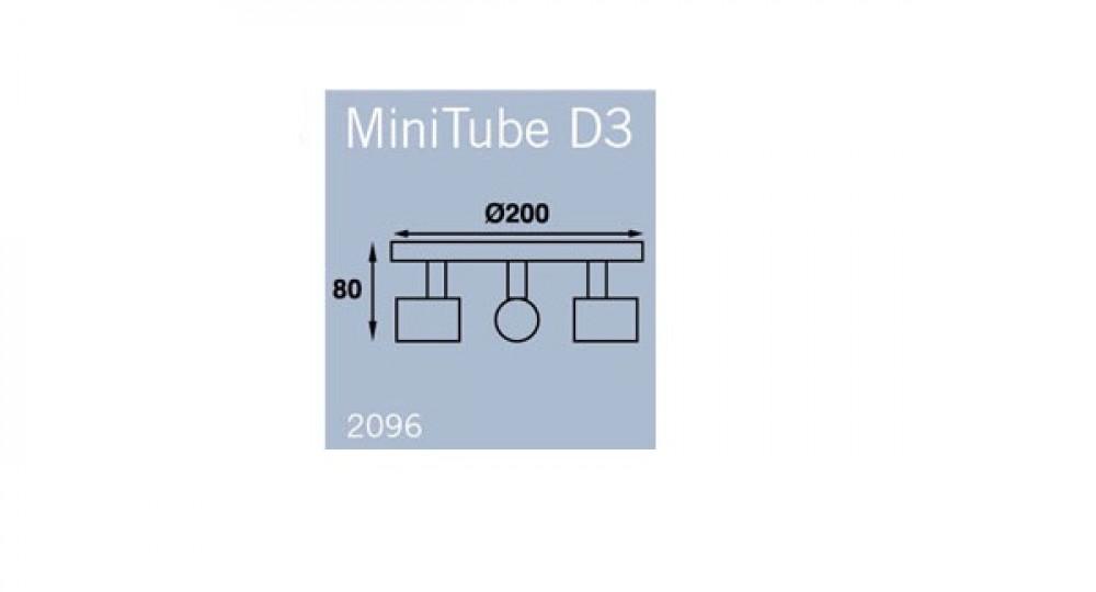 Plafonnière Mini Tube D3 LED