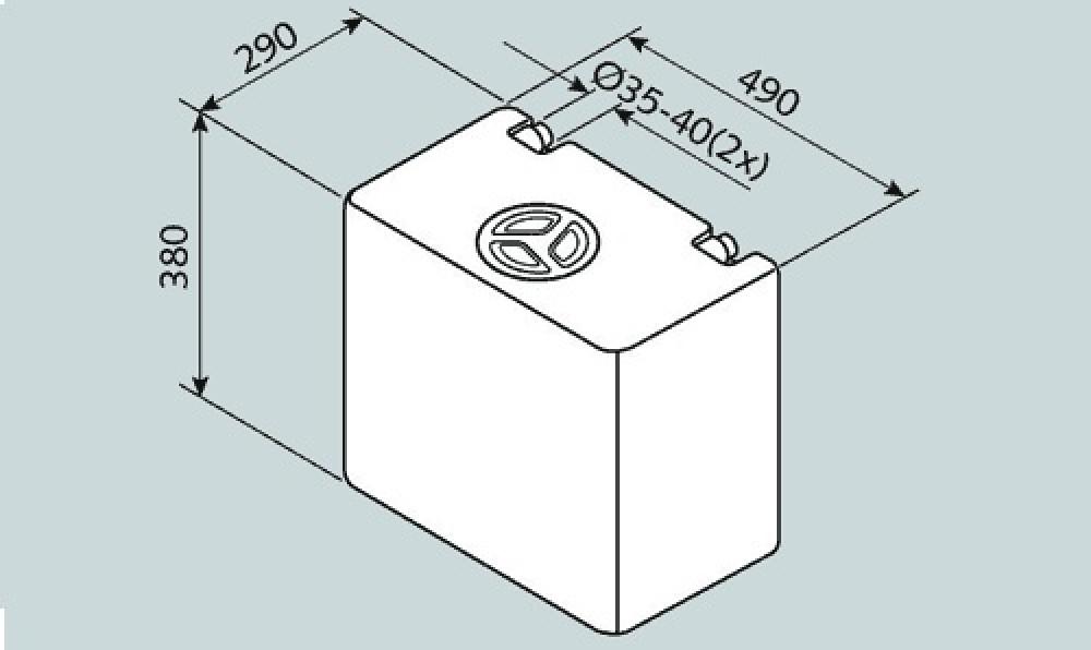 Fusion Watertank 50L V4-01 EV1004